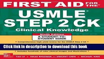 [Download] First Aid for the USMLE Step 2 CK, Ninth Edition (First Aid USMLE)  Full EBook