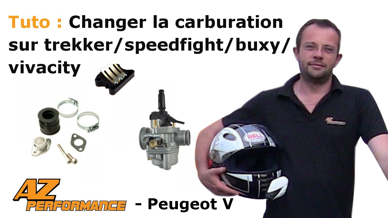 Tuto changer/remplacer carburateur pipe d'admission et clapets sur Peugeot Trekker/speedfight....