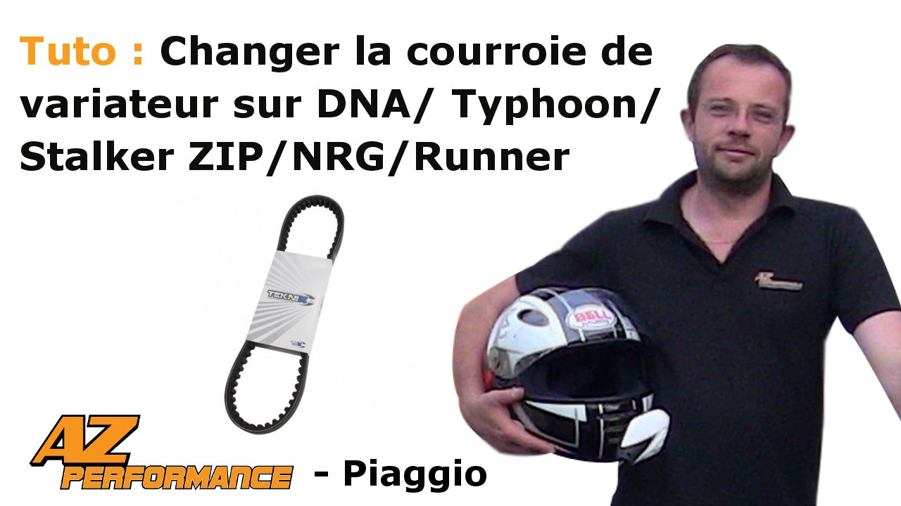 Tuto changer/remplacer la courroie de variateur sur Typhoon/Stalker/Zip/DNA/Nrg/Runner, piaggio, ect