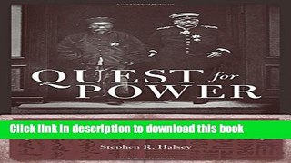Download Books Quest for Power: European Imperialism and the Making of Chinese Statecraft PDF Online