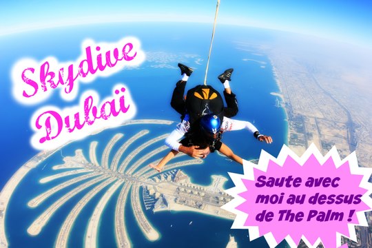 Saut en parachute Skydive Dubaï
