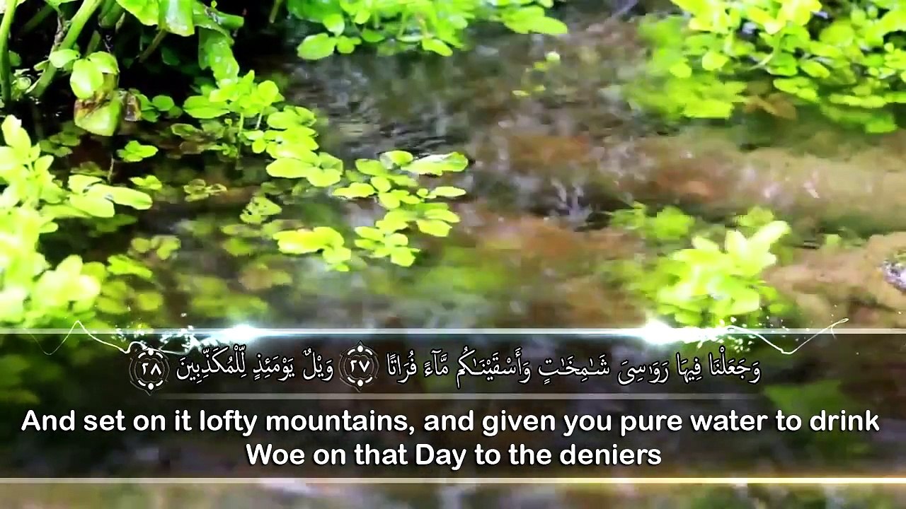 هزاع البلوشي - جديد   ..سورة المرسلات