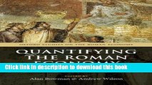 Read Books Quantifying the Roman Economy: Methods and Problems (Oxford Studies on the Roman