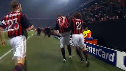 اهداف مباراة مانشستر يونايتد و ميلان 3-2 دوري الابطال 2010