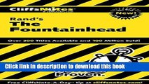 Read CliffsNotes on Rand s The Fountainhead (Cliffsnotes Literature Guides) Ebook Free