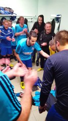 Dans le vestiaire de l'équipe A pour la montée en D2 saison 2016