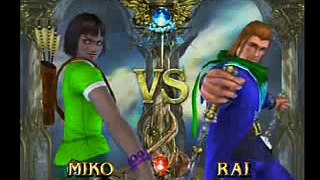 Soul Calibur 3 - Battle 10: Miko vs Rai