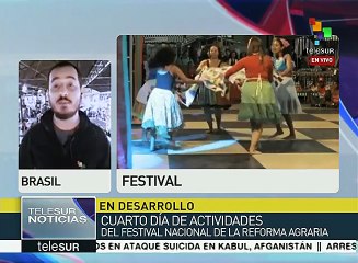 Festival de Arte y Cultura de la Reforma Agraria llega a su 4º día