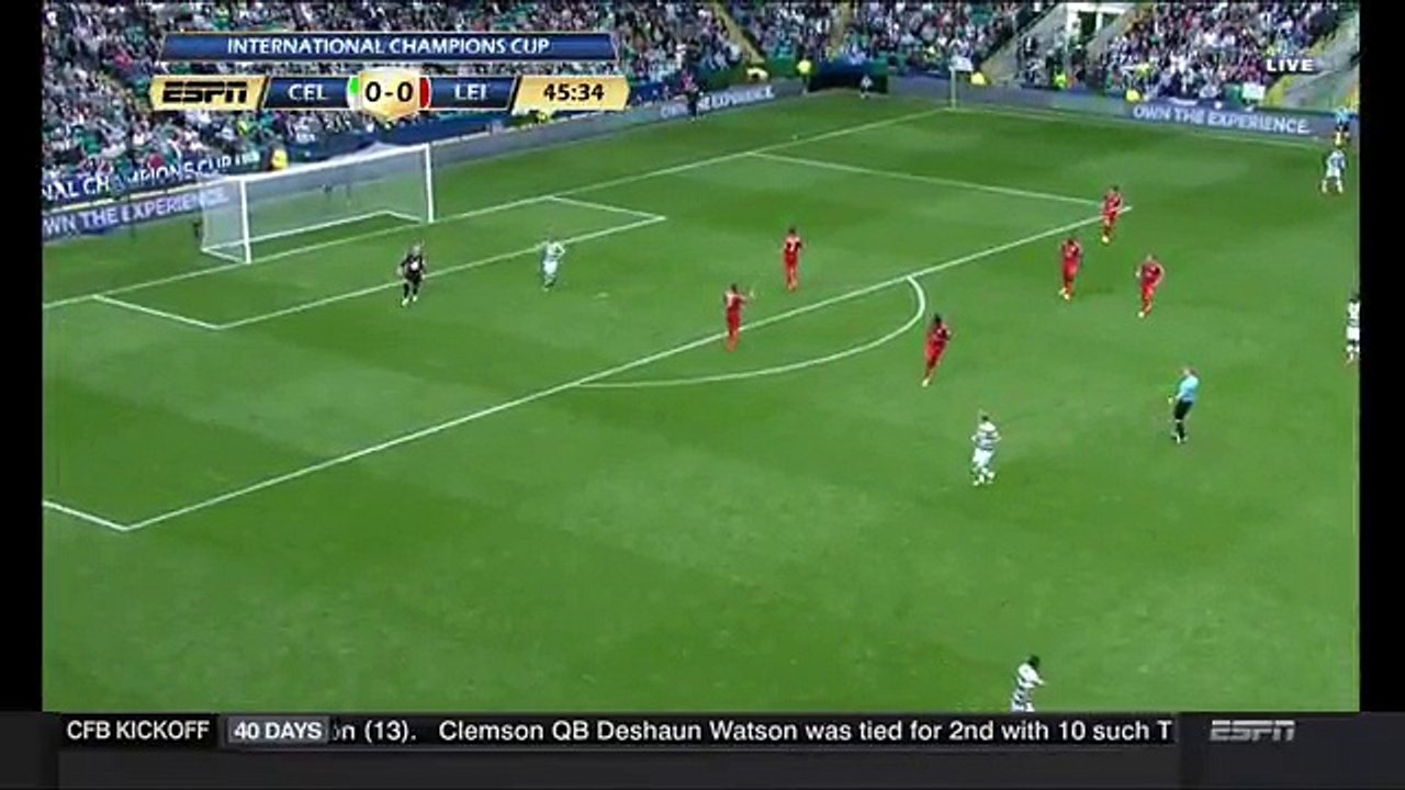 Riyad Mahrez just scored a trademark SOLO STUNNER for Leicester City Football Club.