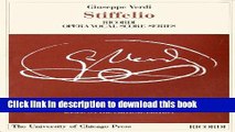 Read Stiffelio: Dramma Lirico in Three Acts by Francesco Maria Piave, the Piano-Vocal Score (The