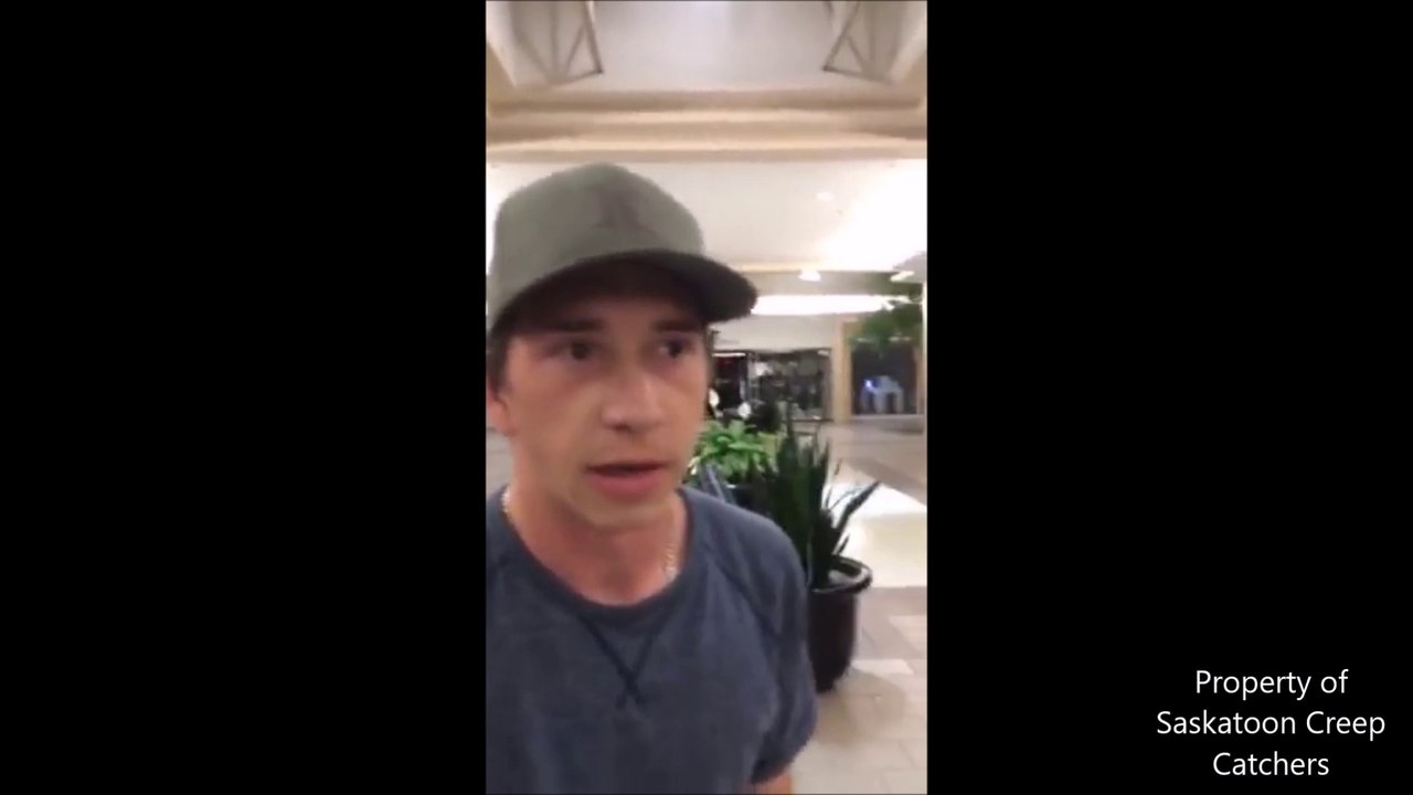 Saskatoon Creep Catchers Meet 23 Year Old Jordan at the Mall