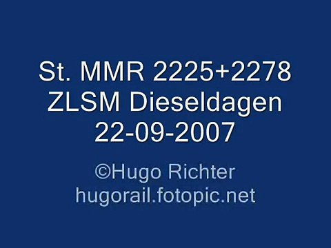 Stichting Museum Materieel Railion 2225+2278, 22-09-2007