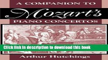 Read A Companion to Mozart s Piano Concertos (Clarendon Paperbacks) Ebook Free