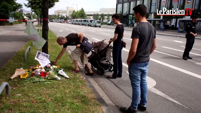 Fusillade de Munich : les Allemands se recueillent sur les lieux du drame
