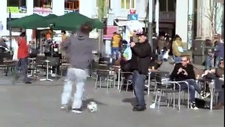 Cristiano Ronaldo surprises a kid on a Madrid's street. Must watch