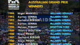 1995 EDS Grand Prix of Australia - Adelaide [Part 1]