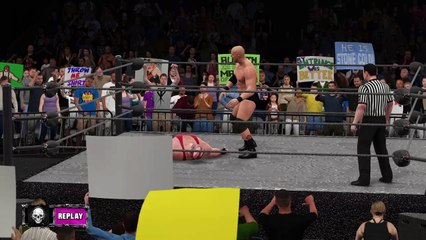 WWE 2K16 vader v stone cold steve austin highlights