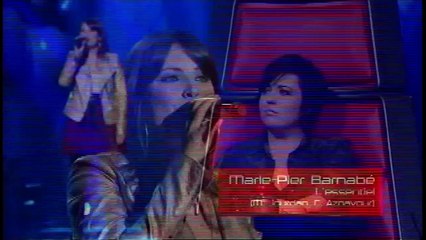 Marie-Pier Barnabé "La Voix" TVA 10 février 2013 "The Voice" L'Essentiel