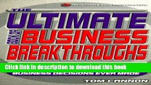 Read The Ultimate Book of Business Breakthroughs: Lessons from the 20 Greatest Business Decisions