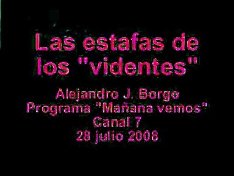 Videntes y estafas - Parte 1