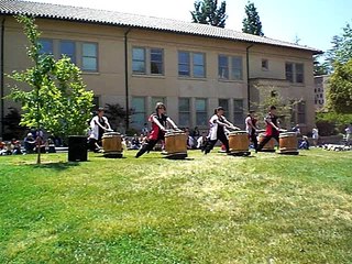 Picnic Day UC Davis 2008 Bakuhatsu Taiko Dan Song#1