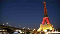 La Torre Eiffel se ilumina con los colores de la bandera alemana