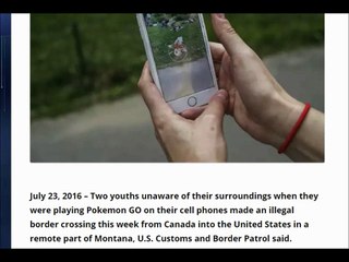 Pokemon GO blamed for illegal border crossing from Canada to U.S.