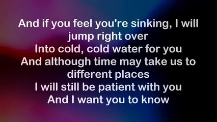 Major Lazer - Cold Water (feat. Justin Bieber & MØ) Lyric