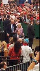 Woman faints @ Trump Rally in Anaheim 5-25-2016