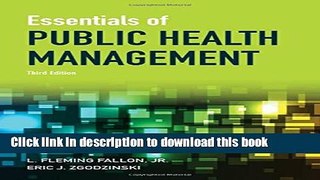 Download Essentials Of Public Health Management Ebook Free