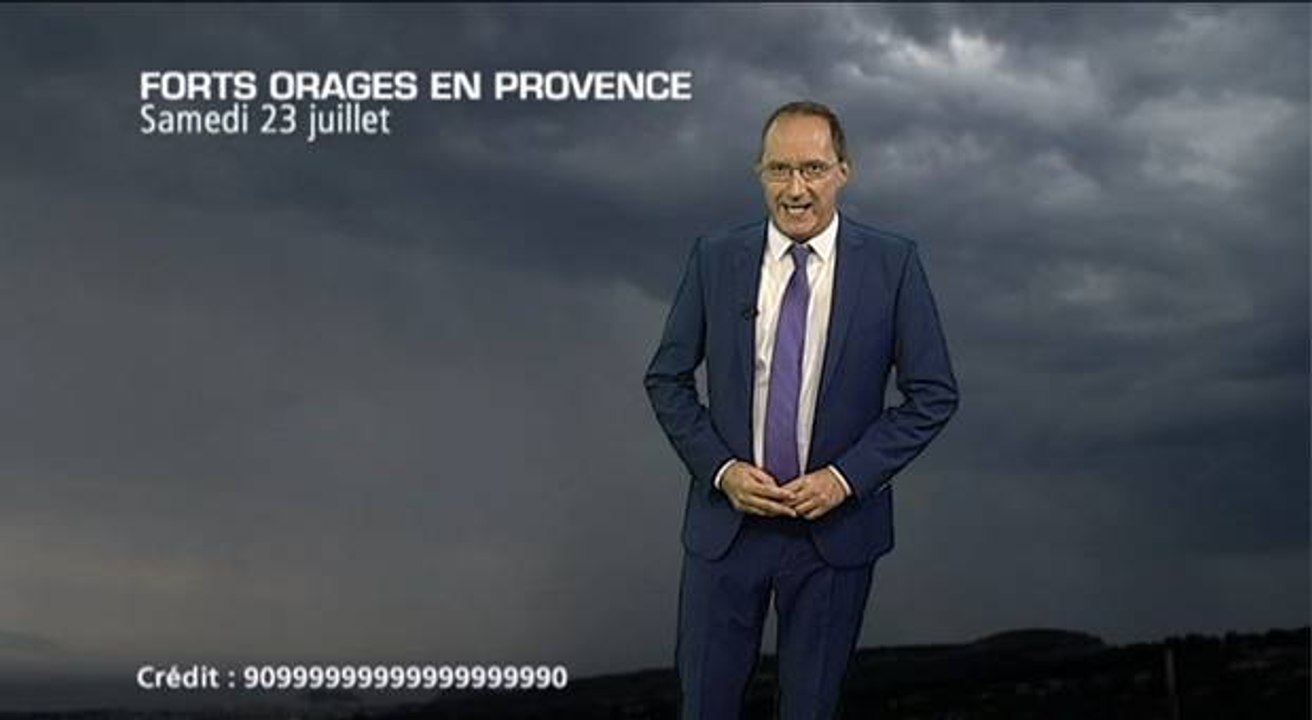 Orages samedi dans le Sud-est : éclairs et tonnerre !