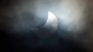 Partial Solar Eclipse Timelapse - April 29, 2014