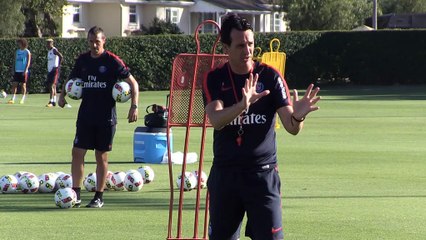 PSG - Emery entraîne déjà en français (ou presque)