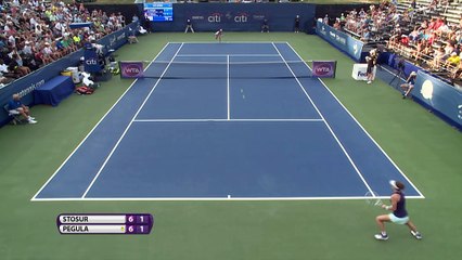 Washington - Stosur sortie par la 173e mondiale