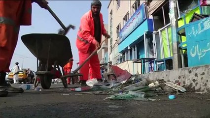 Kabul residents mourn victims of deadly protest attack