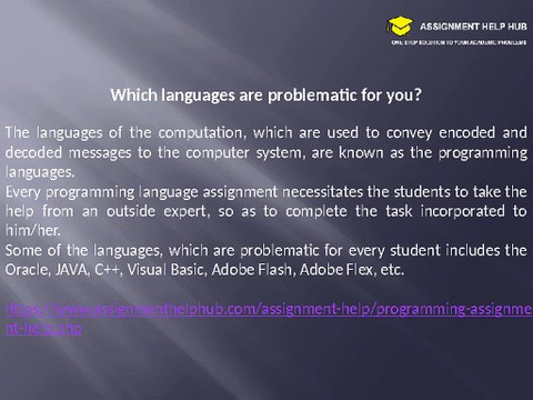 If you get programming assignment help any cheaper than this for a quality work, we will do it for FREE for you!