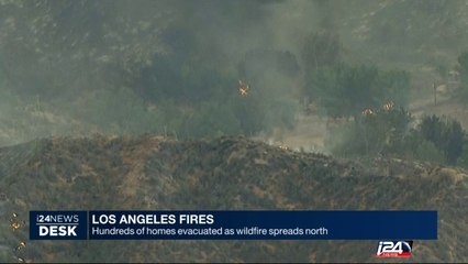 Los Angeles fires: hundreds of home evacuated