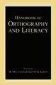 Handbook of Orthography and Literacy R Malatesha Joshi ed   PG Aaron ed Ebook EPUB PDF
