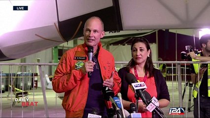 Sun-powered plane leaves Cairo for last leg around-the-world trip