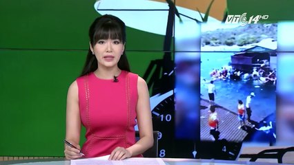 300 DU KHÁCH RƠI XUỐNG BIỂN VÌ SẬP NHÀ HÀNG NỔI