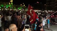Turgutlu'da Halk yine sokakta: Darbeye karşı demokrasi nöbeti