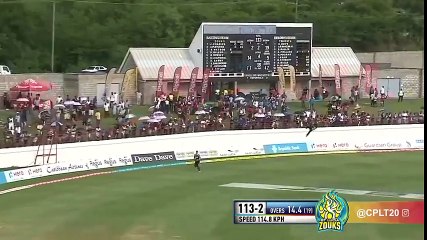 Ahmad Shahzad's Stunning Catch in Caribbean Premiere League 2016