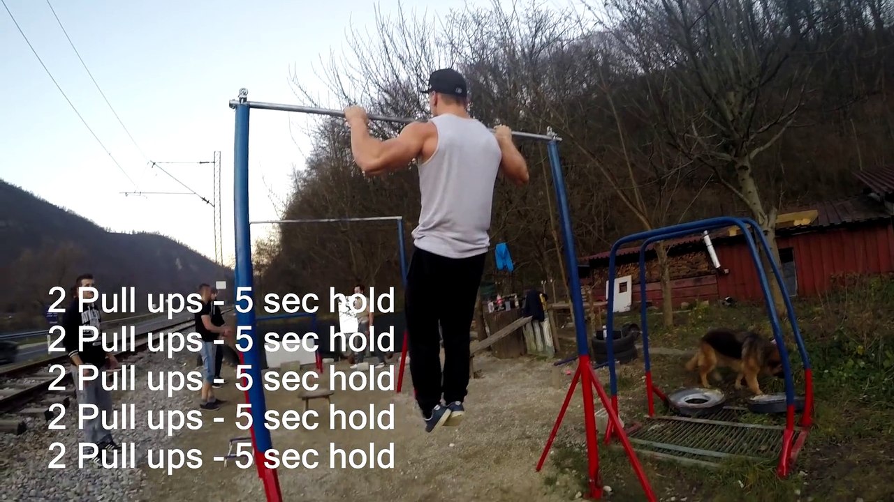 BACK + BICEPS CALISTHENICS (STREET WORKOUT) ROUTINE BODYWEIGHT