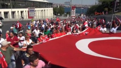 Taksim'deki Cumhuriyet ve Demokrasi Mitingi