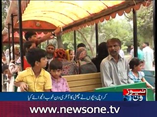 Students enjoy last day of summer vacation