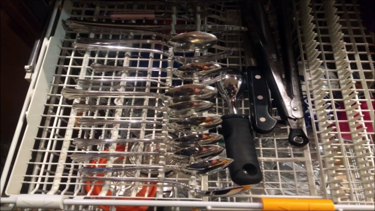 Silverware Removed From Dishwasher Sound Effect