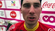 Boris Vallée après sa victoire dans la 2ème étape du Tour de Wallonie
