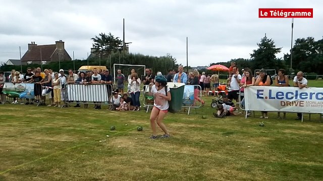 Henvic (29). Le championnat mondial... de lancer d'artichauts