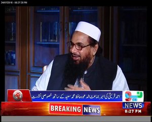 I did not organize the march on directions of anyone - Hafiz Saeed
