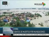 Daños por inundaciones en China se calculan en 3 mdd